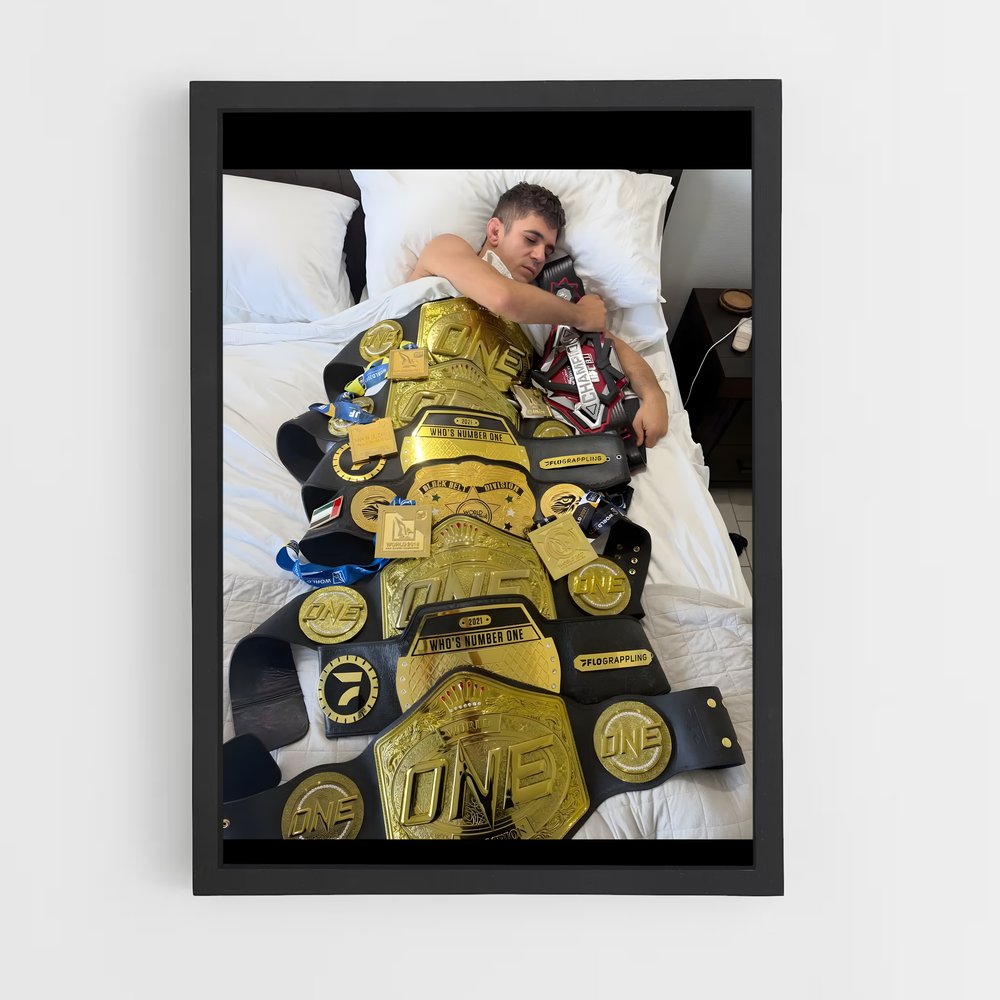 Poster Rêve de Champions – affiche Jiu-jitsu brésilien (vue 2)